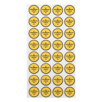 Наклейка "Земля" d30мм PROxima EKF an-1-06 ТехноИмпульс