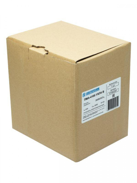 Пускатель ПМА-4100 УХЛ4 В 63А кат. 380В AC 2НО+2НЗ IP00 без реле Электротехник ET002281 ТехноИмпульс