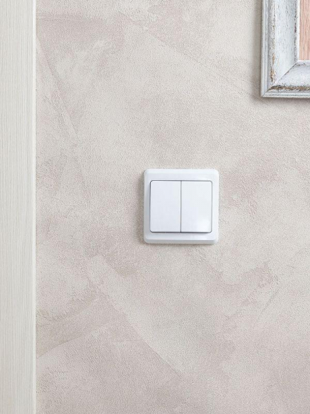 Выключатель 2-кл. СП Вега 10А IP20 ВС10-2-0-ВБ бел. GENERICA EVV20-K01-10-DM ТехноИмпульс