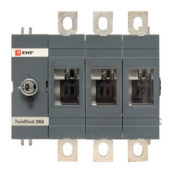 Рубильник 3п 200А без рукоятки управления TwinBlock PROxima EKF tb-s-200-3p ТехноИмпульс