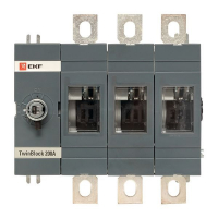 Рубильник 3п 200А без рукоятки управления TwinBlock PROxima EKF tb-s-200-3p ТехноИмпульс