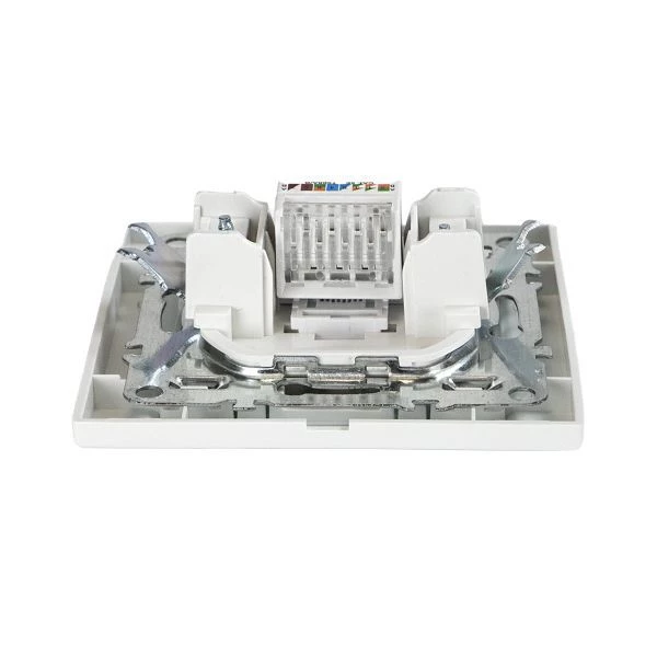 Розетка компьютерная 1-м СП Минск RJ45 бел. Basic EKF ERK01-035-10 ТехноИмпульс