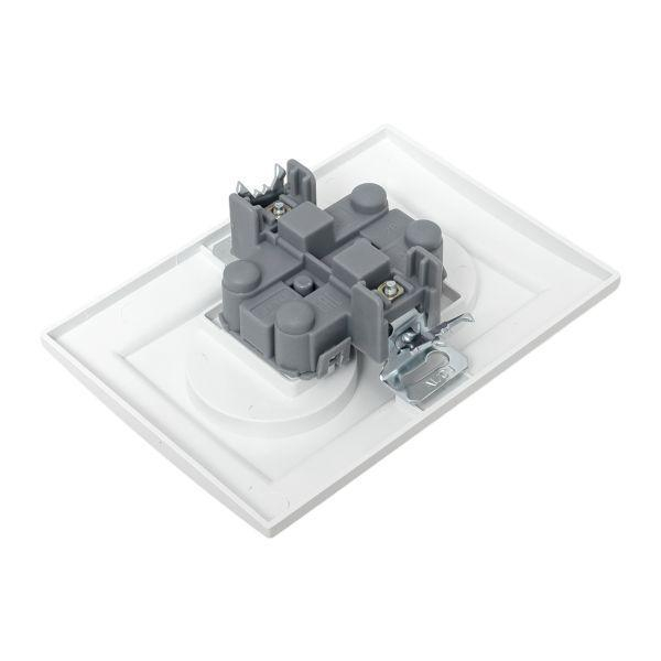 Розетка 2-м СП Минск 10А IP20 без заземл. защ. шторки бел. Basic EKF ERR10-102-100 ТехноИмпульс