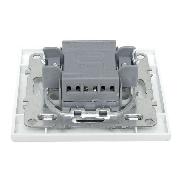 Выключатель 3-кл. СП Минск 10А IP20 бел. Basic EKF ERV10-024-10 ТехноИмпульс