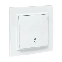 Переключатель проходной 1-кл. СП Минск 10А IP20 бел. Basic EKF ERV10-025-10 ТехноИмпульс