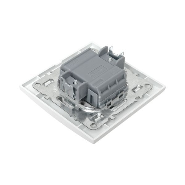 Переключатель проходной 1-кл. СП Минск 10А IP20 бел. Basic EKF ERV10-025-10 ТехноИмпульс