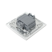 Переключатель проходной 1-кл. СП Минск 10А IP20 бел. Basic EKF ERV10-025-10 ТехноИмпульс