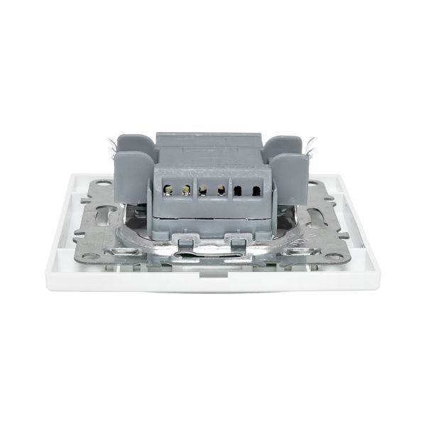 Переключатель проходной 1-кл. СП Минск 10А IP20 бел. Basic EKF ERV10-025-10 ТехноИмпульс