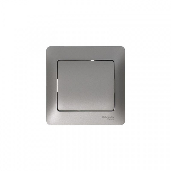 Выключатель 1-кл. СП Glossa 10А IP20 (сх. 1) 10AX механизм платина SE GSL001211 ТехноИмпульс