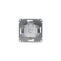 Выключатель 1-кл. СП Glossa 10А IP20 (сх. 1а) 10AX с подсветкой механизм платина SE GSL001213 ТехноИмпульс