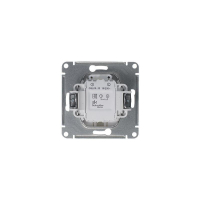 Выключатель 1-кл. СП Glossa 10А IP20 (сх. 1а) 10AX с подсветкой механизм платина SE GSL001213 ТехноИмпульс