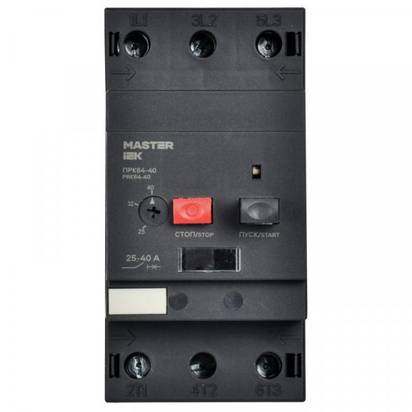 Пускатель ПРК64-40 In=40A Ir=25-40A Ue 660В KARAT IEK DMS22-40 ТехноИмпульс