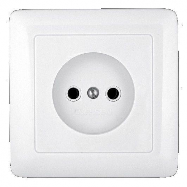 Розетка 1-м СП 1мод. Хит 10А IP20 250В без заземл. без защ. шторок бел. SE RS10-132-B ТехноИмпульс