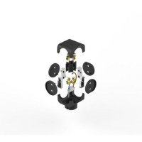 Разветвитель 4-м без заземл. 16А IP20 SP-4-B черн. Эра Б0008207 ТехноИмпульс