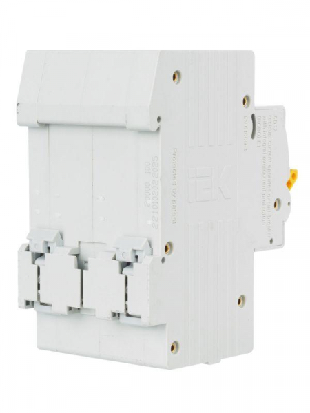 Выключатель автоматический дифференциального тока 2п C 25А 100мА тип AC 4.5кА АД-12 KARAT IEK MAD10-2-025-C-100 ТехноИмпульс