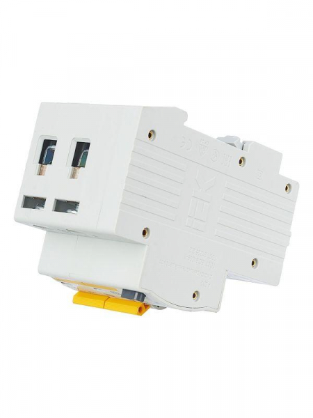 Выключатель автоматический дифференциального тока 2п C 25А 100мА тип AC 4.5кА АД-12 KARAT IEK MAD10-2-025-C-100 ТехноИмпульс