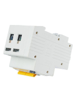 Выключатель автоматический дифференциального тока 2п C 25А 100мА тип AC 4.5кА АД-12 KARAT IEK MAD10-2-025-C-100 ТехноИмпульс