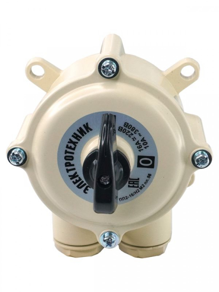 Переключатель пакетный ПП2-16 IP56 (пластик) Электротехник ET001823 ТехноИмпульс