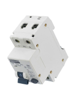 Выключатель автоматический дифференциального тока 2п C 16А 30мА тип AC 4.5кА АВДТ 32 C16 GENERICA MAD25-5-016-C-30 ТехноИмпульс