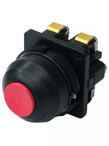 Выключатель кнопочный КЕ-081 У2 исп.2 1НО+1НЗ цилиндр 10А IP54 660В красн. Электротехник ET502359 ТехноИмпульс