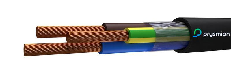 Провод ПВС 3х1.5 Ч ПЭТ-ПЛЕНКА (бухта) (м) РЭК-PRYSMIAN 2503040101 ТехноИмпульс