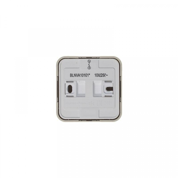 Выключатель 1-кл. ОП Blanca 10А IP20 (сх. 1) 250В с изолир. пластиной беж. SE BLNVA101017 ТехноИмпульс
