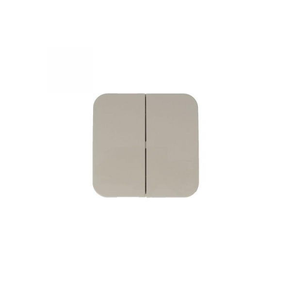 Выключатель 2-кл. ОП Blanca 10А IP20 (сх. 5) 250В с изолир. пластиной беж. SE BLNVA105017 ТехноИмпульс