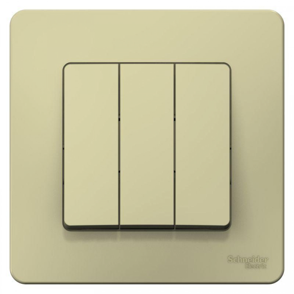 Выключатель 3-кл. СП Blanca 10А IP20 (сх. 1+1+1) 250В беж. SE BLNVS100507 ТехноИмпульс