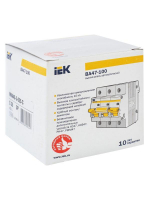 Выключатель автоматический модульный 3п C 25А 10кА ВА47-100 KARAT IEK MVA40-3-025-C ТехноИмпульс