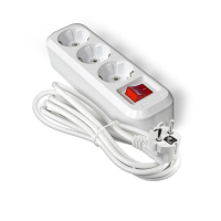 Удлинитель 3х3м с заземл. 13А IP20 S-303 ПВС 3х1 с выкл. UNIVersal 9631986 ТехноИмпульс