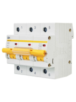 Выключатель автоматический модульный 3п C 50А 10кА ВА47-100 KARAT IEK MVA40-3-050-C ТехноИмпульс