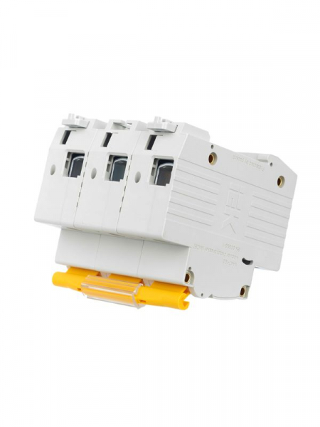 Выключатель автоматический модульный 3п C 63А 10кА ВА47-100 KARAT IEK MVA40-3-063-C ТехноИмпульс