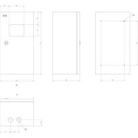 Корпус металлический ЩМПг (окно)-01 410x220x175 IP54 NO_SIMPLE_STM_SHMPg(okno)-01_IP54 ЭРА Б0041660 ТехноИмпульс