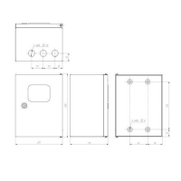 Корпус металлический ЩМПг (окно)-00 290х220х175 IP54 NO_SIMPLE_STM_SHMPg(okno)-00_IP54 ЭРА Б0041659 ТехноИмпульс