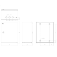 Корпус металлический ЩМПг-03 360x300x175 IP54 SHMPg-03_IP54_SIMPLE ЭРА Б0047693 ТехноИмпульс