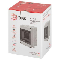 Корпус пластиковый КМПн-5 IP65 KMPN5_IP65 ЭРА Б0046404 ТехноИмпульс