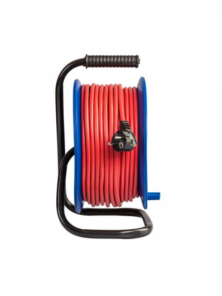 Удлинитель на катушке 4х50м с заземл. 16А IP20 3.5кВт ПВС 3х1.5 КОСМОС YKKsm50m-4g-Z(16A) ТехноИмпульс