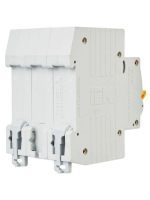 Выключатель автоматический модульный 3п B 10А 4.5кА ВА47-29 KARAT IEK MVA20-3-010-B ТехноИмпульс