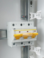 Выключатель автоматический модульный 3п D 25А 10кА ВА47-100 KARAT IEK MVA40-3-025-D ТехноИмпульс