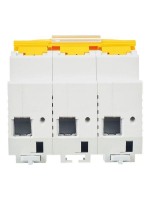 Выключатель автоматический модульный 3п D 25А 10кА ВА47-100 KARAT IEK MVA40-3-025-D ТехноИмпульс