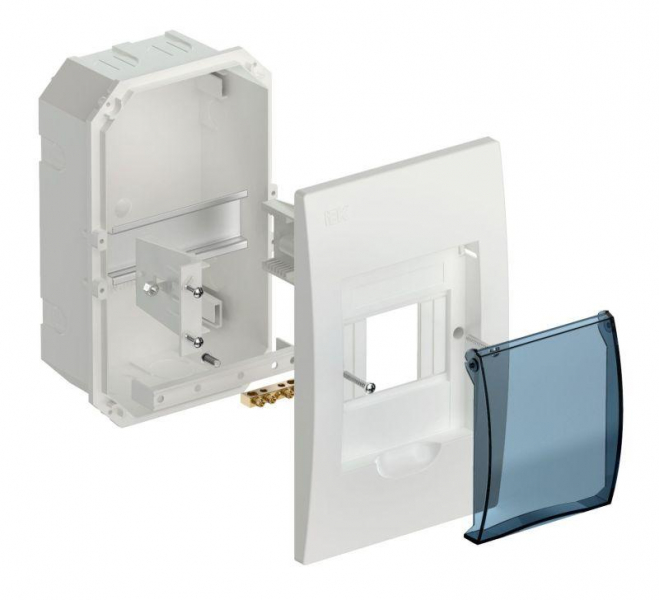 Корпус встраиваемый ЩРВ-П-4 Krepta 3 IP41 пластик. бел. IEK MKP12-V-04-40-20 ТехноИмпульс