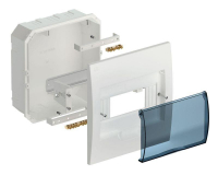 Корпус встраиваемый ЩРВ-П-8 Krepta 3 IP41 пластик. бел. IEK MKP12-V-08-40-20 ТехноИмпульс