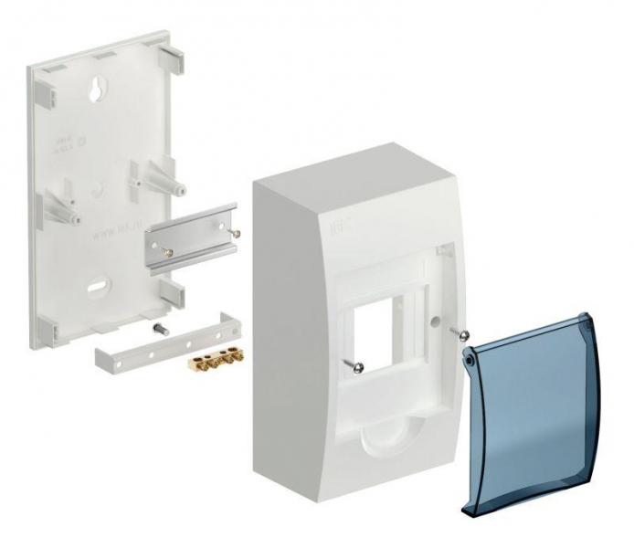 Корпус навесной ЩРН-П-4 Krepta 3 IP41 пластик. бел. IEK MKP12-N-04-40-20 ТехноИмпульс