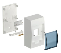 Корпус навесной ЩРН-П-4 Krepta 3 IP41 пластик. бел. IEK MKP12-N-04-40-20 ТехноИмпульс