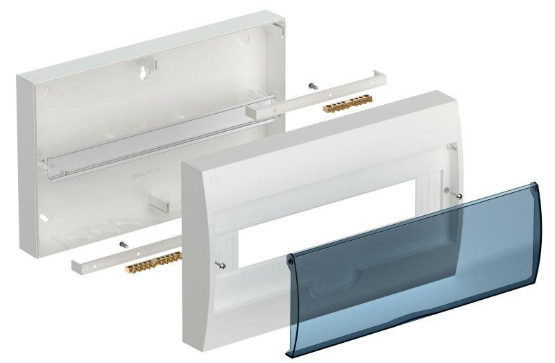 Корпус навесной ЩРН-П-18 Krepta 3 IP41 пластик. бел. IEK MKP12-N-18-40-10 ТехноИмпульс