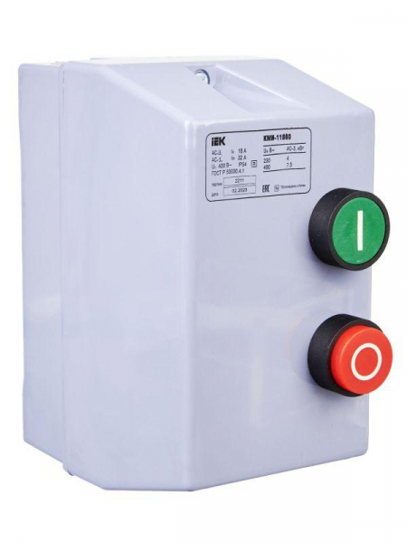 Контактор КМИ-11860 18А 380В/АС3 IP54 KARAT IEK KKM16-018-380-00 ТехноИмпульс