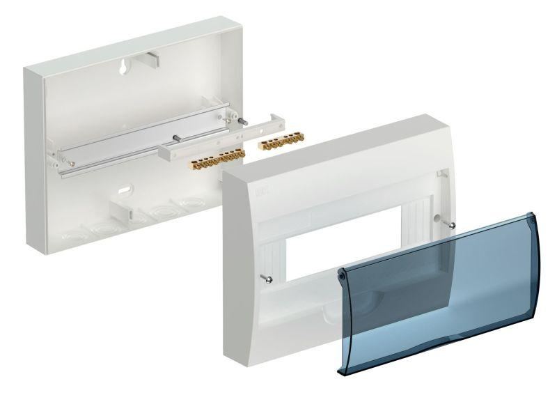 Корпус навесной ЩРН-П-12 Krepta 3 IP41 пластик. бел. IEK MKP12-N-12-40-10 ТехноИмпульс