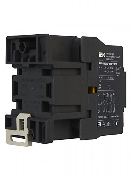 Контактор КМИ-11210 12А 24В/АС3 1НО KARAT IEK KKM11-012-024-10 ТехноИмпульс