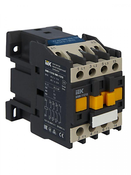 Контактор КМИ-11210 12А 24В/АС3 1НО KARAT IEK KKM11-012-024-10 ТехноИмпульс