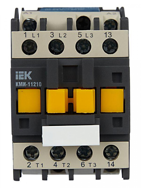 Контактор КМИ-11210 12А 24В/АС3 1НО KARAT IEK KKM11-012-024-10 ТехноИмпульс